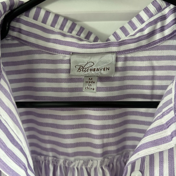 Blu Heaven button up shirt - Picture 4 of 6